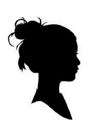 silhouette of a Lady